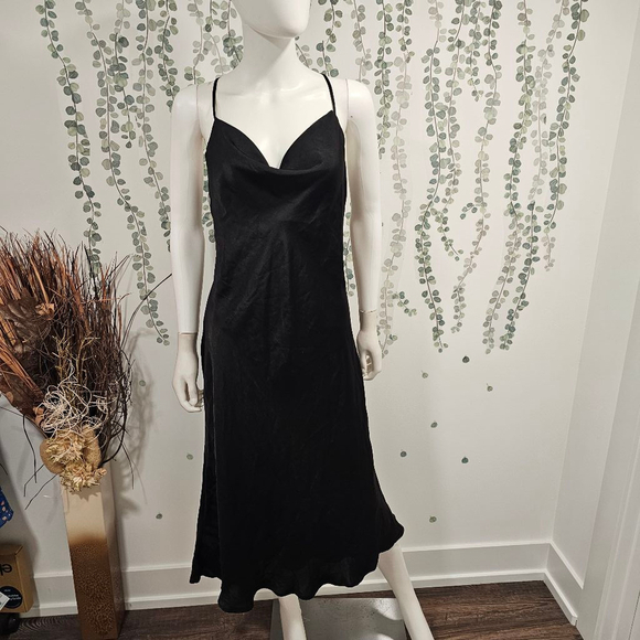 Show Me Your MuMu Verona Cowl Midi Dress Sz M - Picture 4 of 12